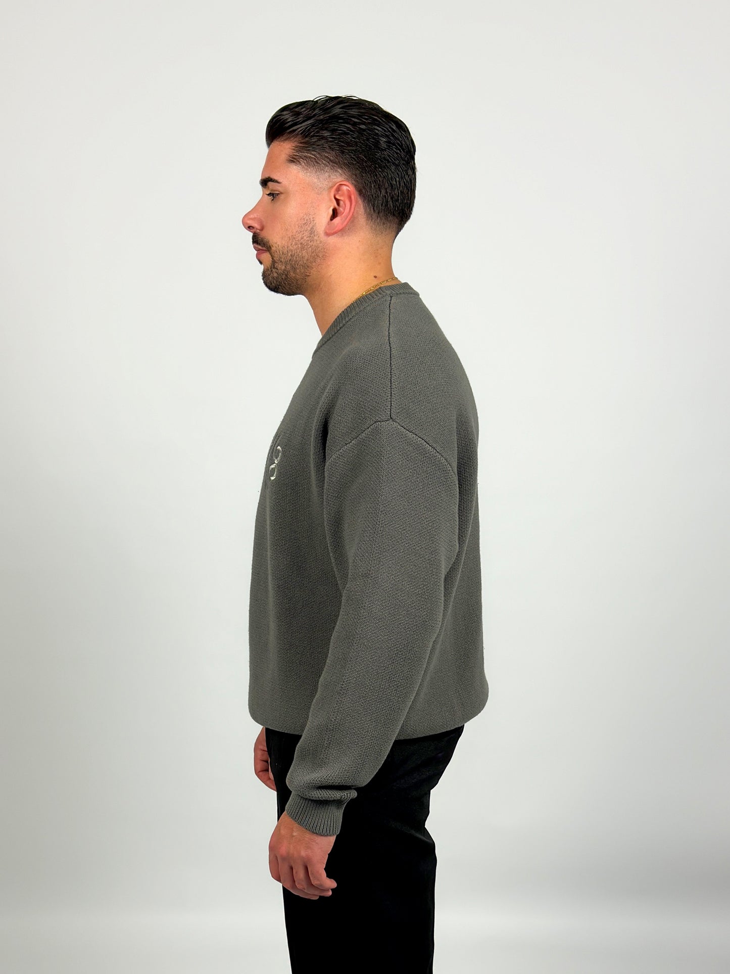 Bellaci Grey Knit Sweater