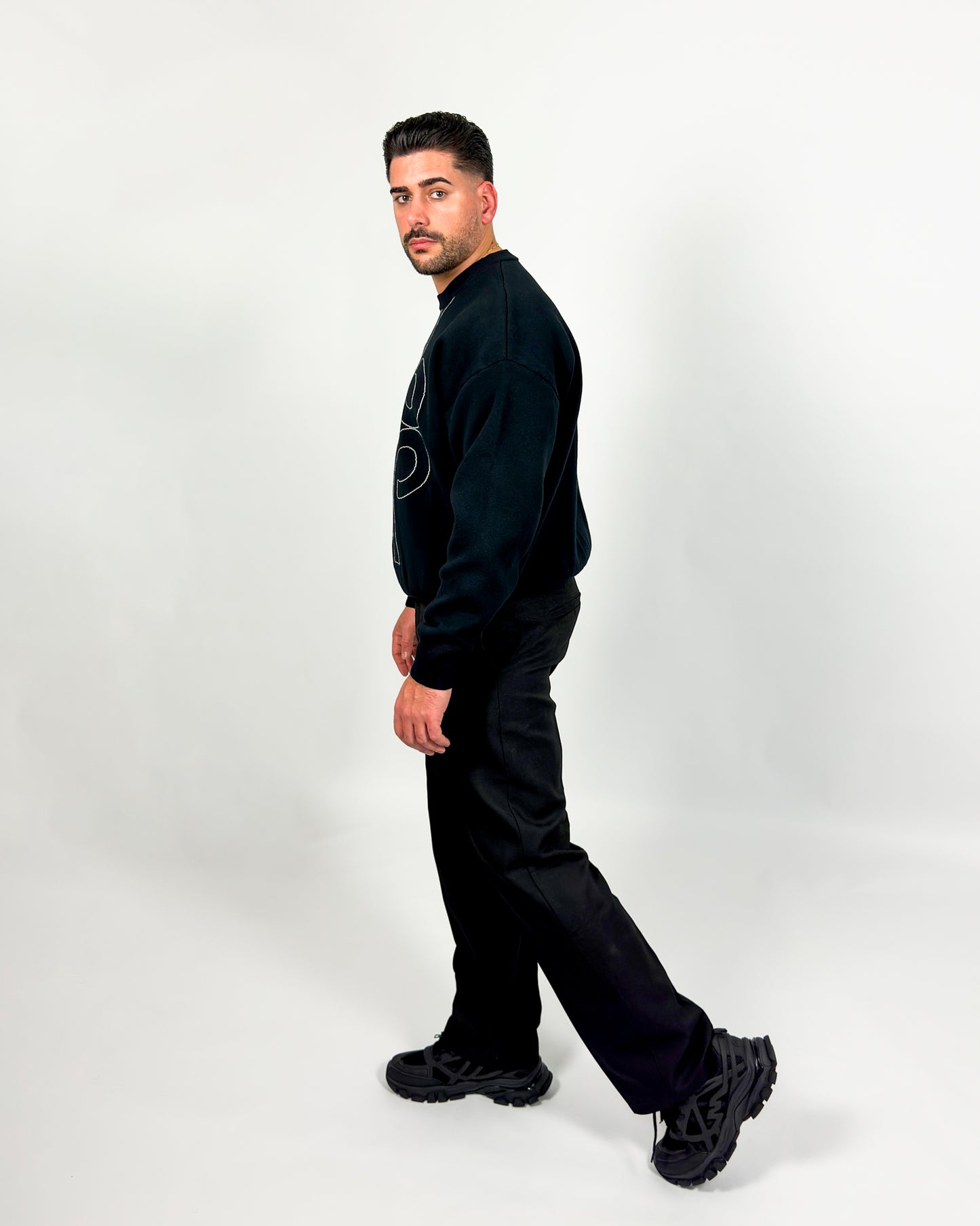 Bellaci Black Knit Sweater